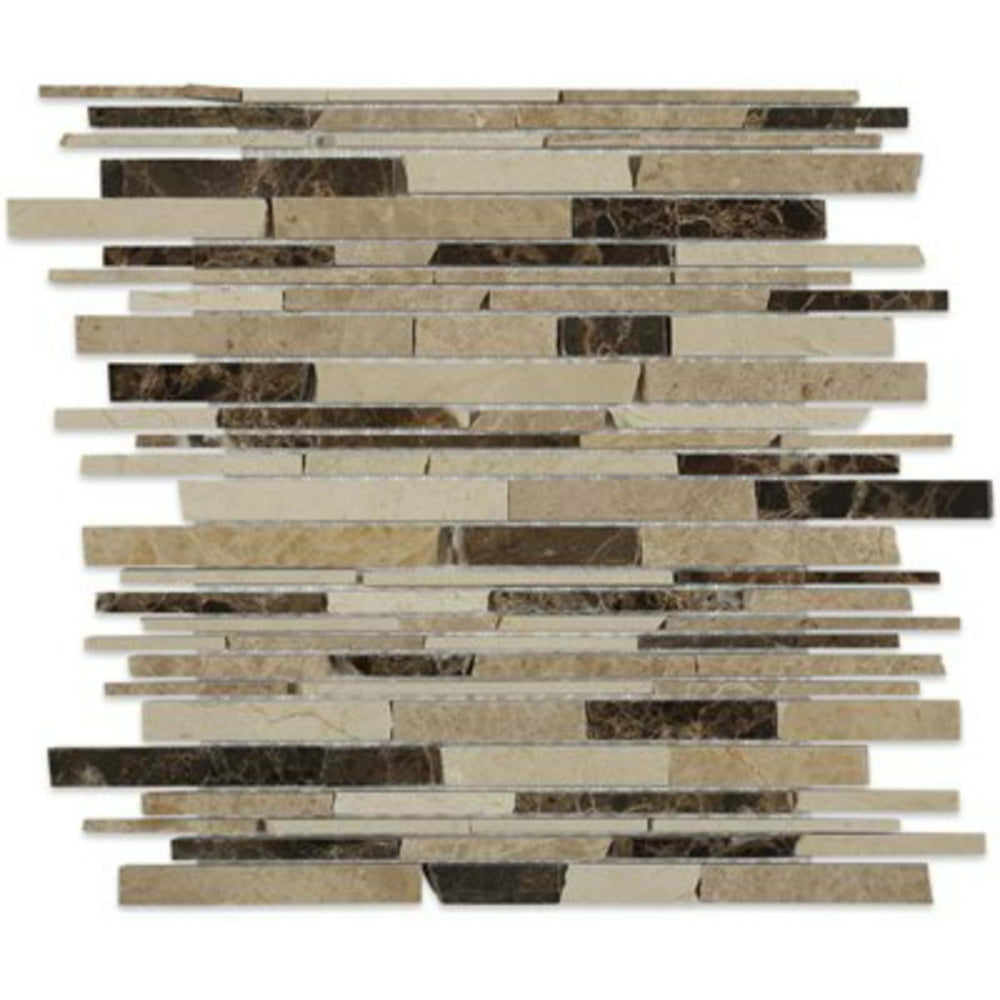 Big Styx in Crema Marfil Light Emperador  Dark Emperador Natural Stone