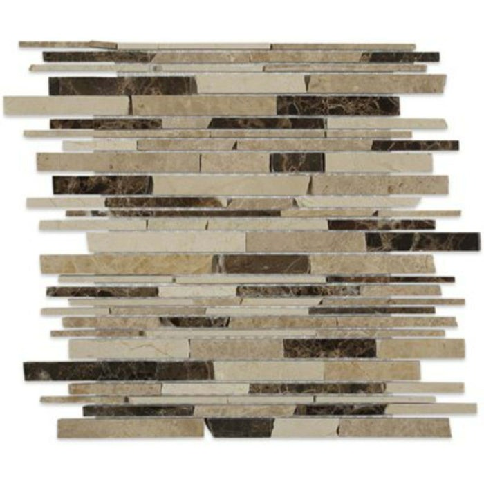 Big Styx in Crema Marfil Light Emperador  Dark Emperador Natural Stone