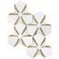 Dazzle in Kaleidoscope Gold Glass Tile
