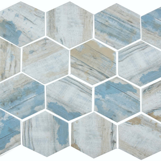 Bark in Bay - 3" Hex Mosaix