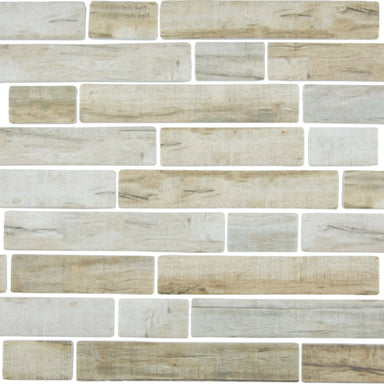 Bark in Cinnamon  - Multilinear Mosaic Tile