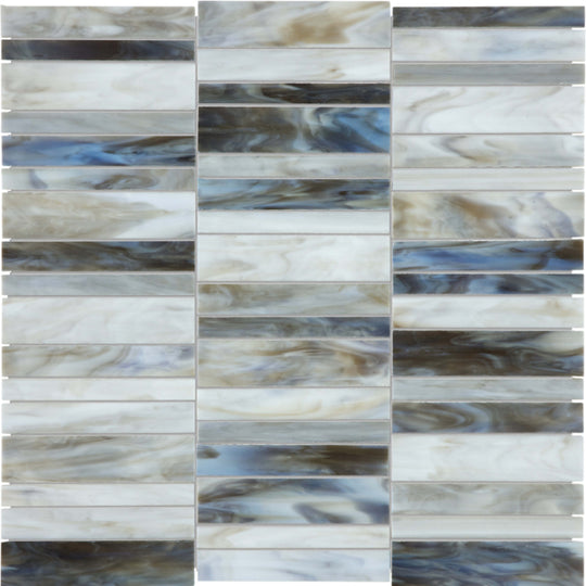 Baroque in Alabastro Random Stacked Mosaic