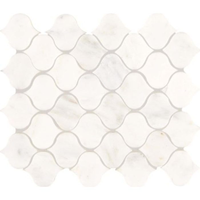 Marble Collection in First Snow Elegance 11 X12 Baroque Natural Stone