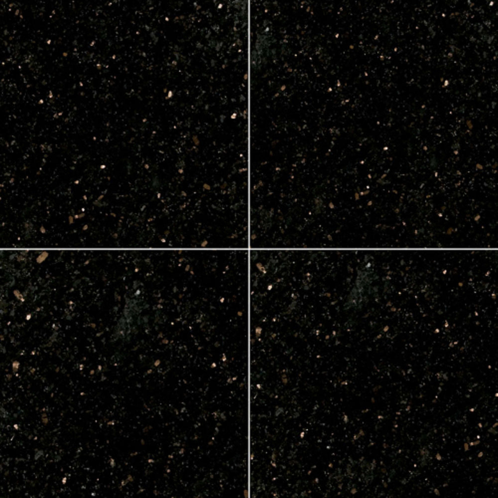 Black Galaxy in Black Galaxy - 12x12 Natural Stone