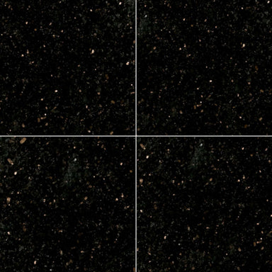 Black Galaxy in Black Galaxy - 12x12 Natural Stone