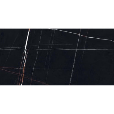 Sahara Noir in Black Polished Tile