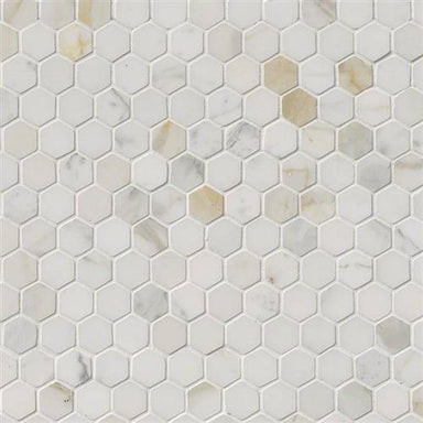 Calacatta Marble in Calacatta Marble - 1 Hexagon Natural Stone