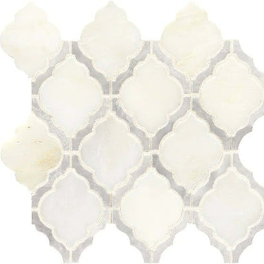 Candora in Vestal White Bln Arabesque Natural Stone