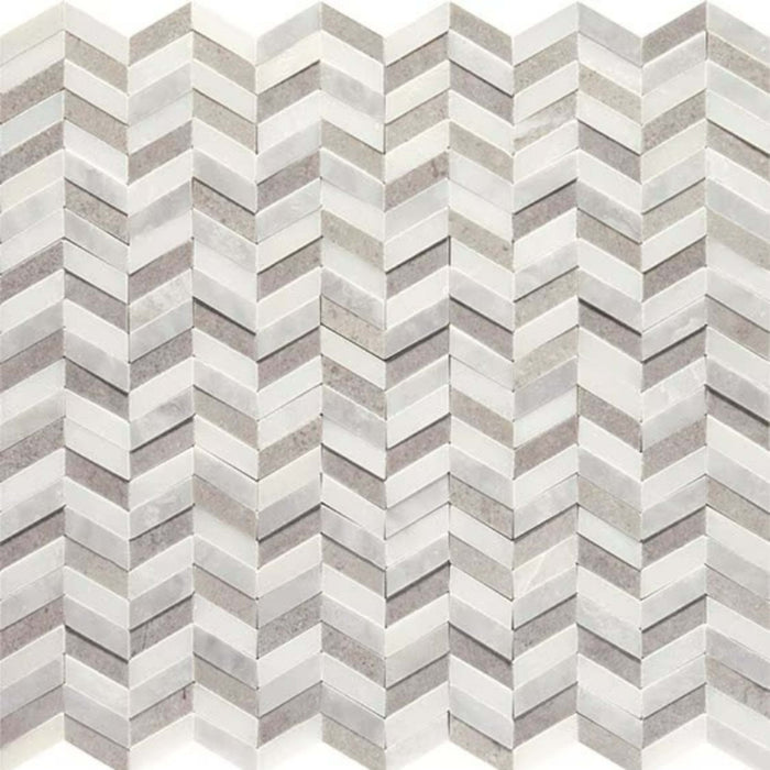 Candora in White & Gre Bln Natural Stone