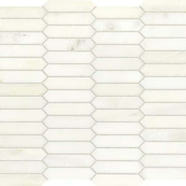 Candora in Vestal White Linear Hexagon Natural Stone