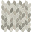 Candora in Demure Gray Linear Hexagon Natural Stone