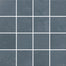 Color Blox 2.0 in Blue Suede Shoes Mosaic 3"x3" Tile