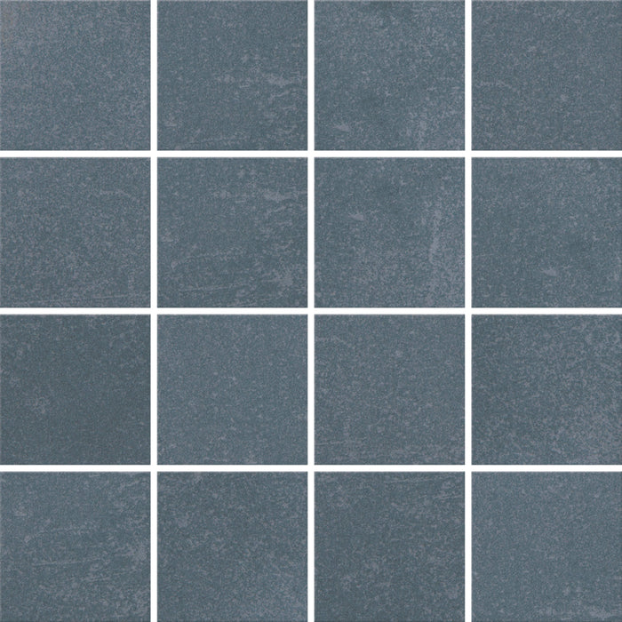 Color Blox 2.0 in Blue Suede Shoes Mosaic 3"x3" Tile