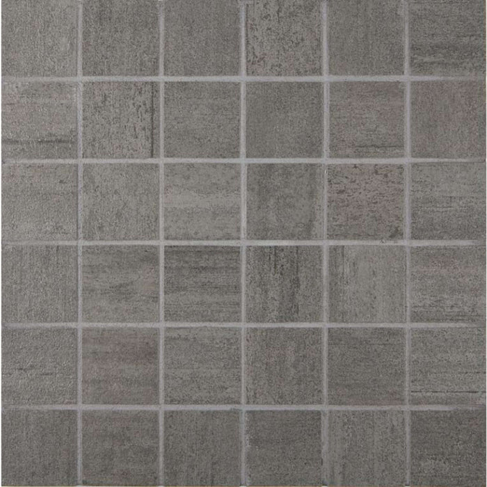 Cemento Cassero in Antracite Mosaic Tile