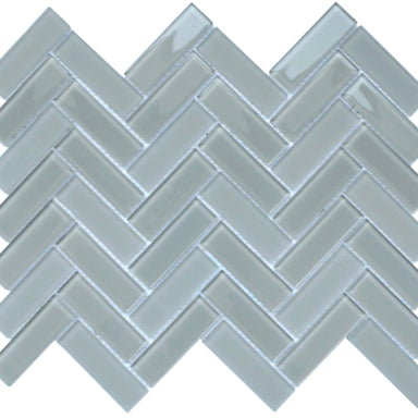 Charisma in Grace Herringbone Glass Tile