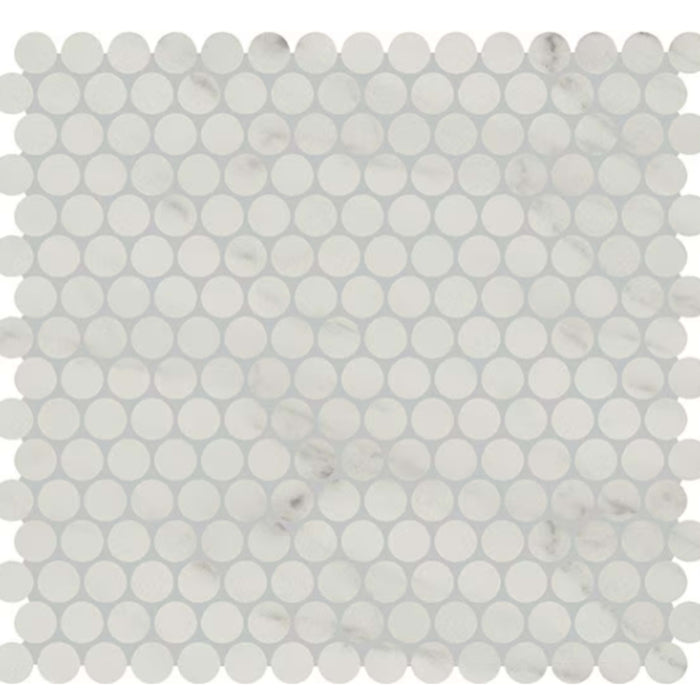 Clarasea in Majestic - Penny Rounds Matte Tile
