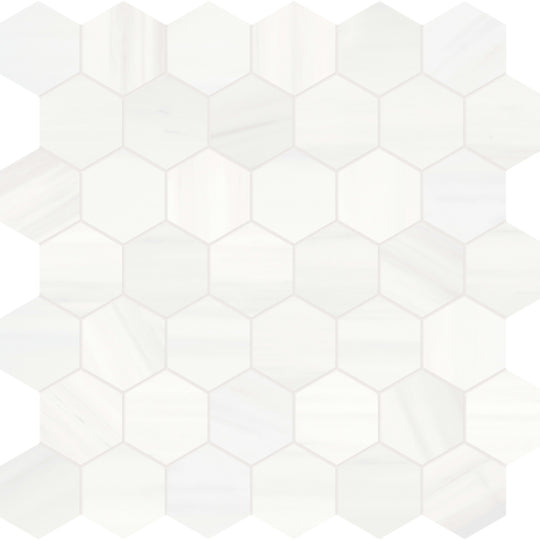 Cosmo Lumino in Hexagon Mosaic Honed