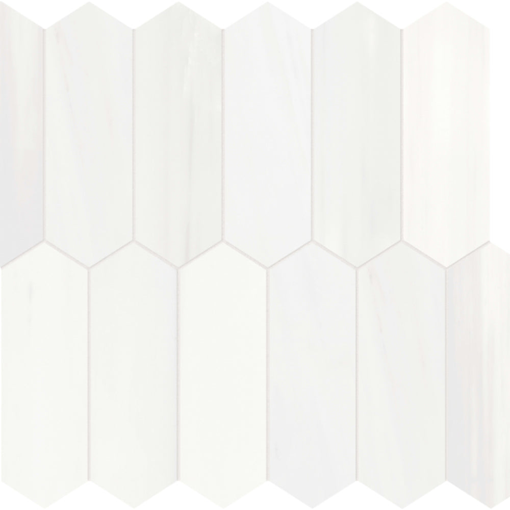 Cosmo Lumino in Picket Mosaic Honed Natural Stone