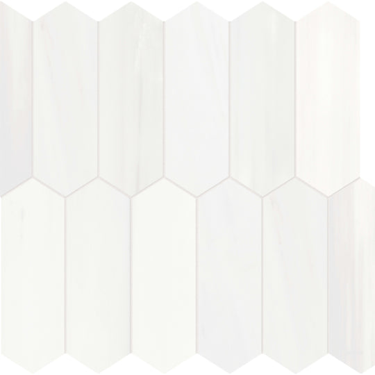 Cosmo Lumino in Picket Mosaic Honed