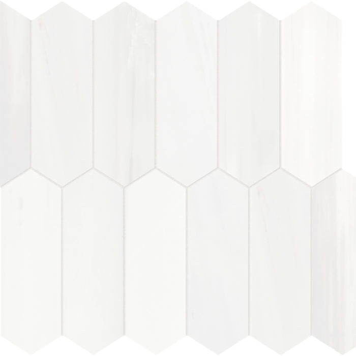 Cosmo Lumino in Picket Mosaic Honed Natural Stone