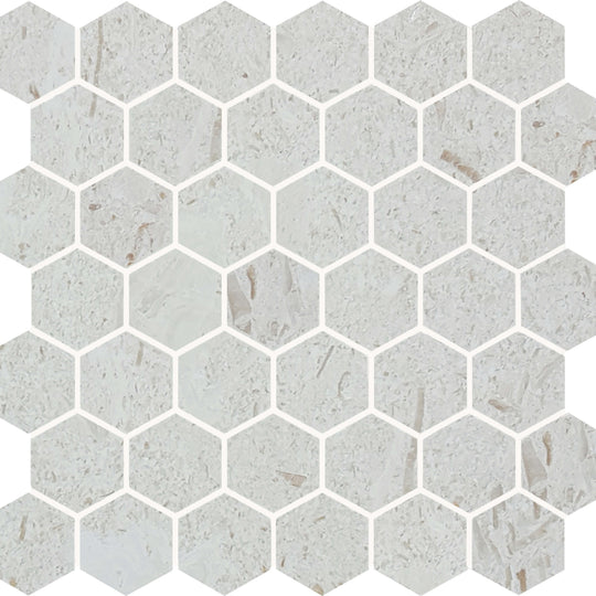 Sand Key in Shell Stone Hexagon