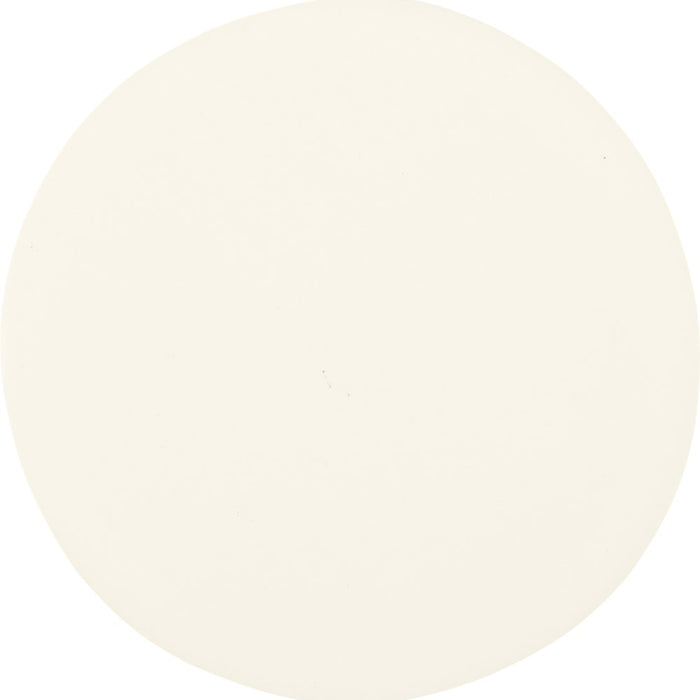 Cursive in Ghost Mosaic 4"x4" Circle Tile