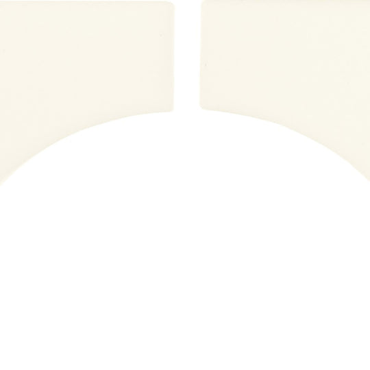 Cursive in Ghost Mosaic 3"x6" 2-Corner