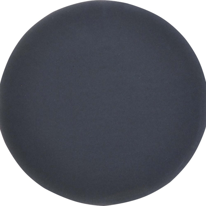 Cursive in Charcoal Mosaic 4"x4" Circle Tile