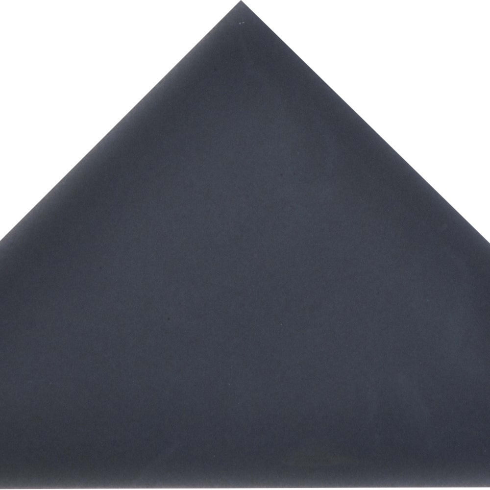 Cursive in Charcoal Mosaic 6"x6" Triangle Tile