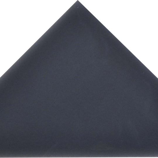 Cursive in Charcoal Mosaic 6"x6" Triangle