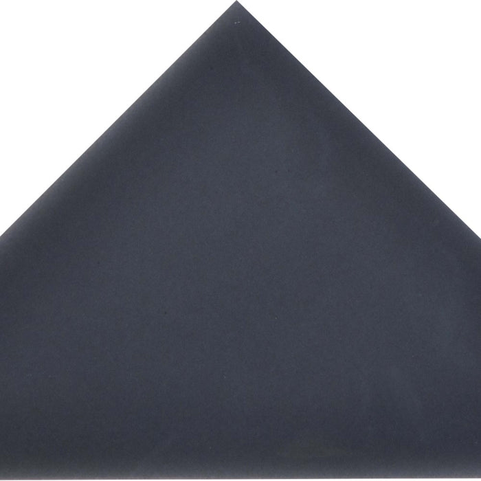 Cursive in Charcoal Mosaic 6"x6" Triangle Tile