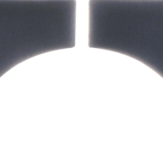 Cursive in Charcoal Mosaic 3"x6" 2-Corner