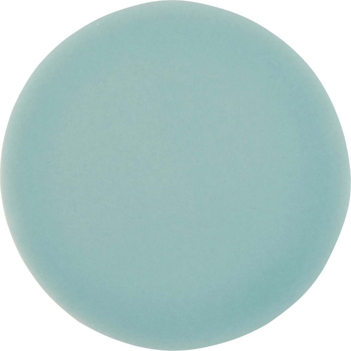Cursive in Soft Teal Mosaic 4"x4" Circle Tile