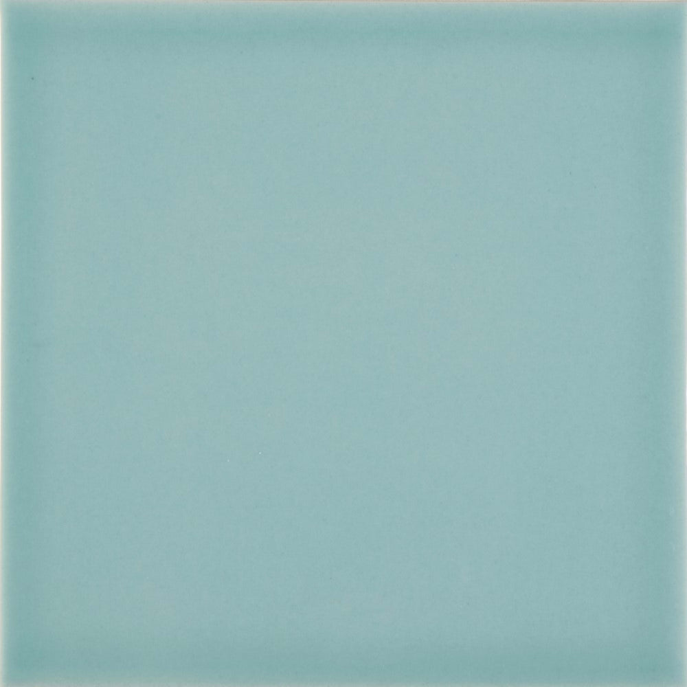 Cursive in Soft Teal 6"x6" Tile