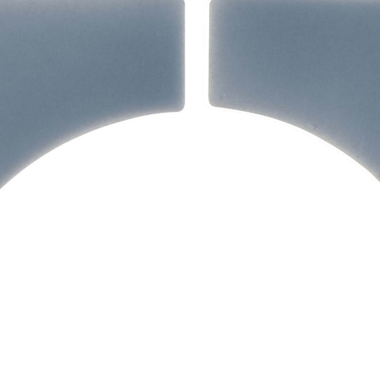 Cursive in Old Denim Mosaic 3"x6" 2-Corner