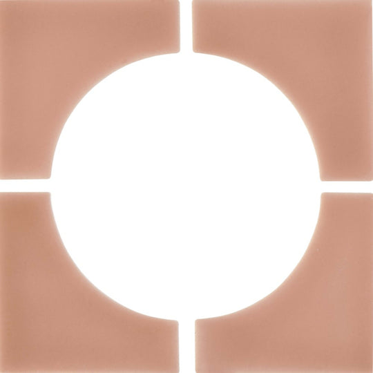 Cursive in Rose Gold Mosaic 6"x6" 4-Corner