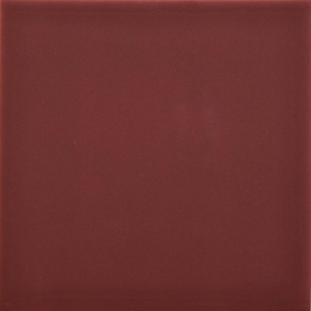 Cursive in Oxblood 6"x6" Tile