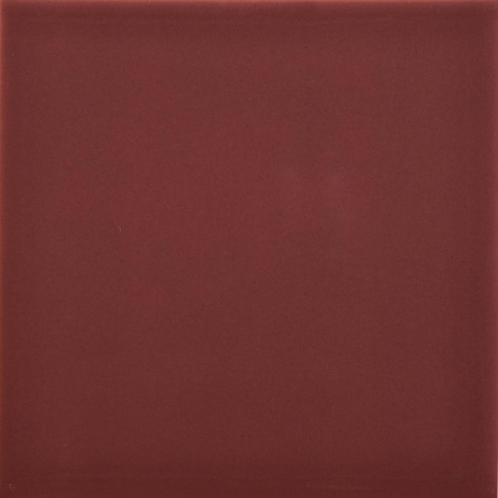 Cursive in Oxblood 6"x6" Tile