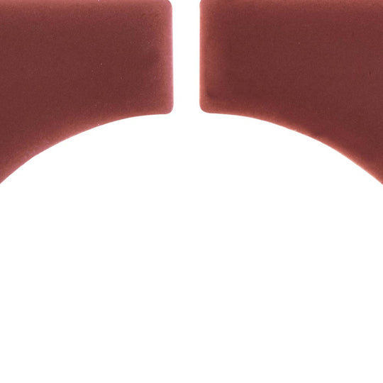 Cursive in Oxblood Mosaic 3"x6" 2-Corner