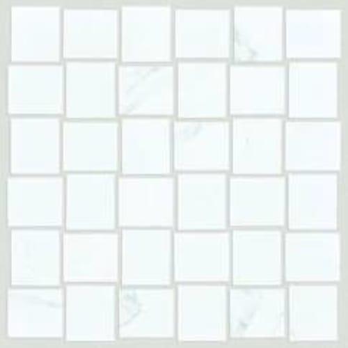 CASINO BASKETWEAVE MOSAIC POLI in Statuario