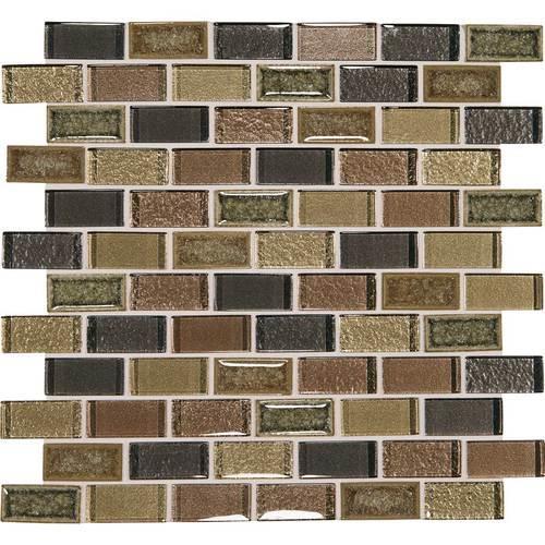 Crystal Shores in Aurelian Seas  Glass Tile