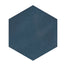 Casablanca in Ocean Blue Hex Solid Tile