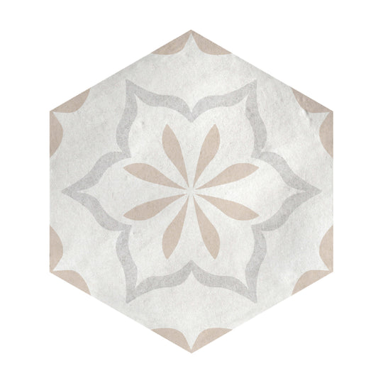 Casablanca in Champagne Hex Deco