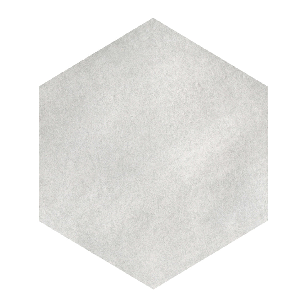 Casablanca in Pearl Gray Hex Solid Tile