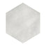 Casablanca in Pearl Gray Hex Solid Tile
