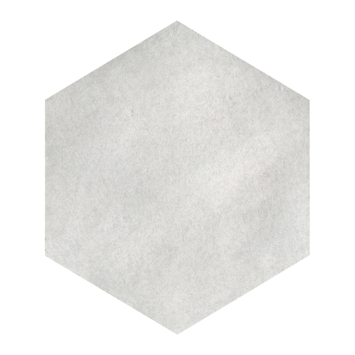 Casablanca in Pearl Gray Hex Solid Tile