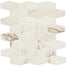 Classentino Marble in Palazzo White Matte - Hex Mosaic Tile