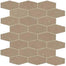 Classentino Marble in Corinth Beige Matte - Hex Mosaic Tile