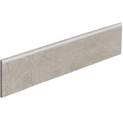 Classentino Marble in Coliseum Gray Matte Bullnose - 3x24 Tile