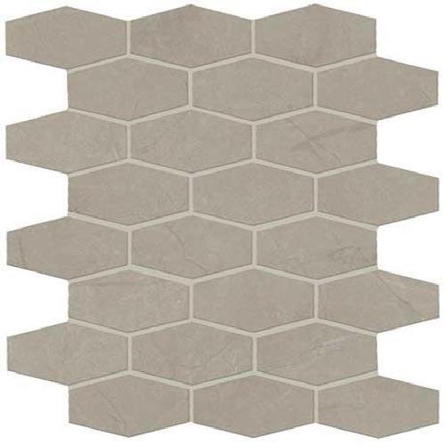 Classentino Marble in Coliseum Gray Matte - Hex Mosaic Tile